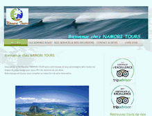 Tablet Screenshot of namori-tours.com